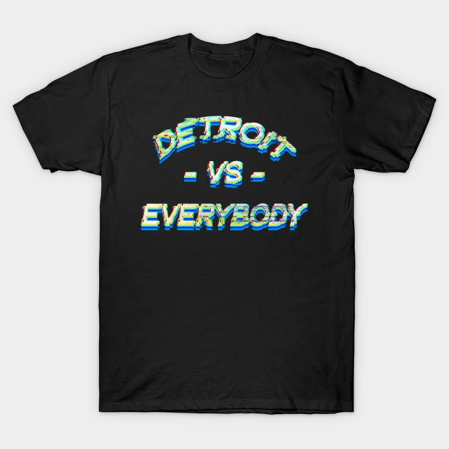 VS Everybody Glitch T-Shirt by Luba